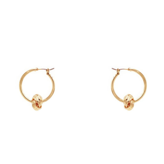 Knot Hoop Earring - PureLove Designs LLC