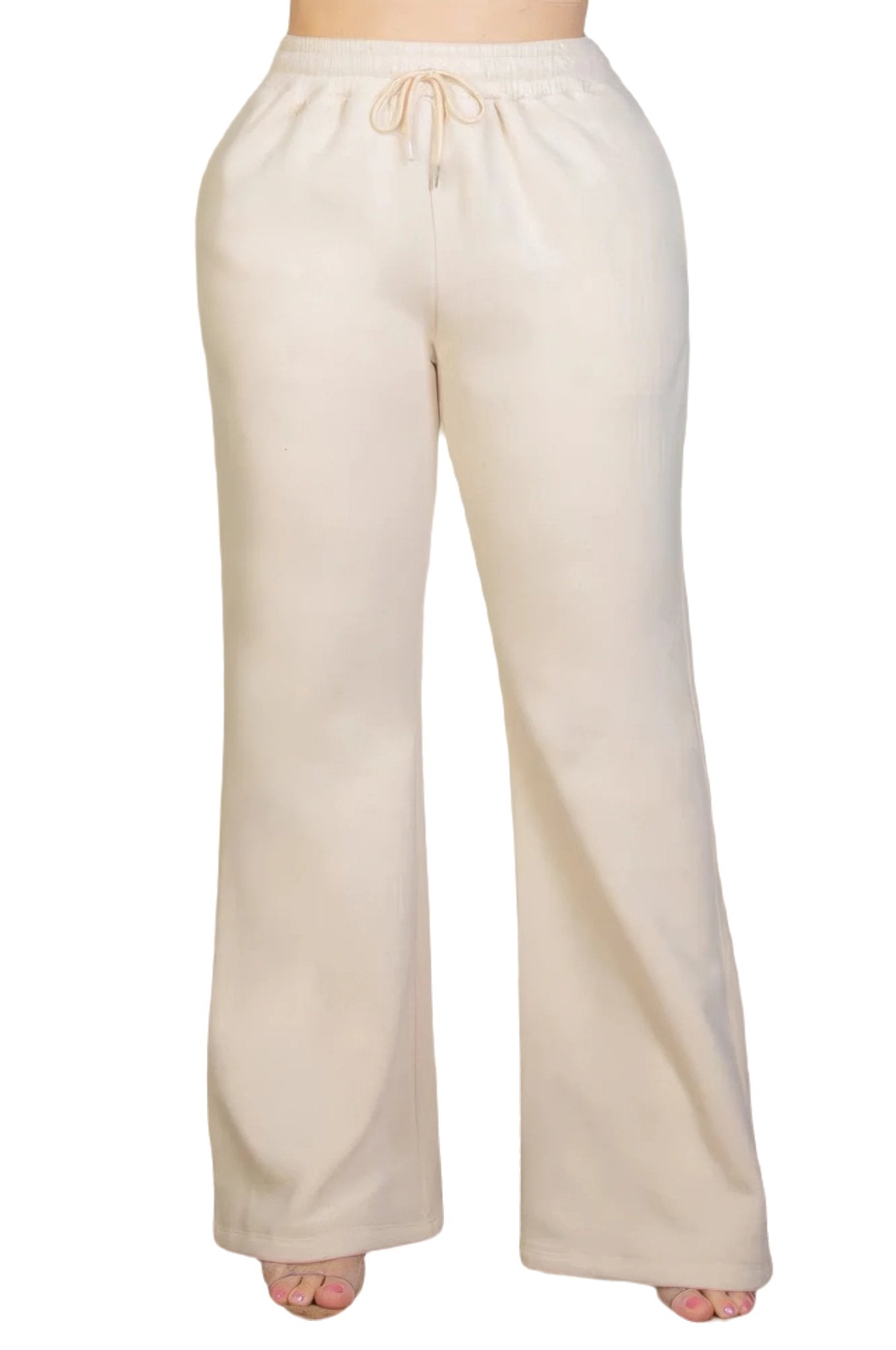 Plus Size Drawstring Waist Slant Pocket Sweatpants - PureLove Designs LLC