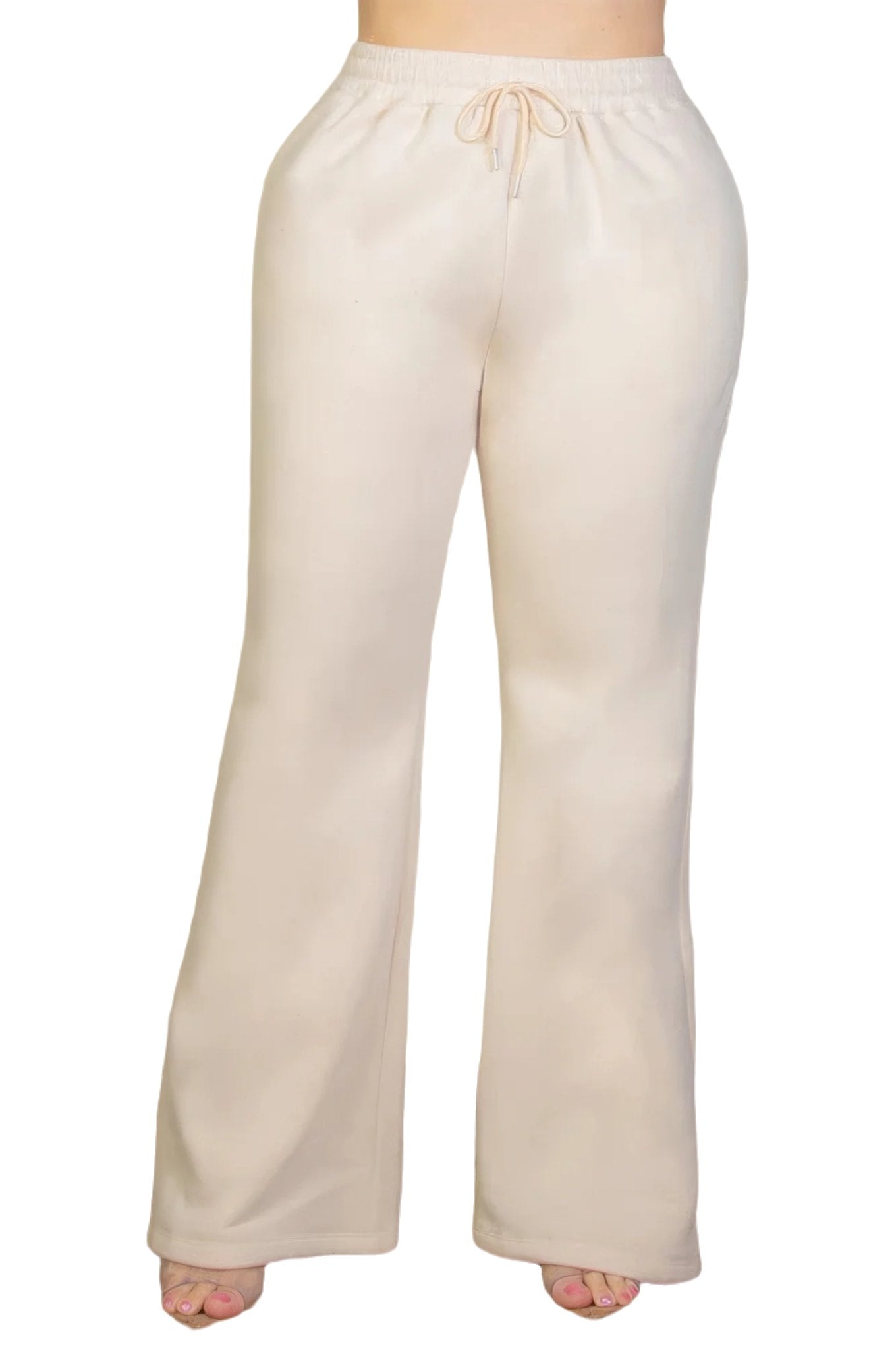 Plus Size Drawstring Waist Slant Pocket Sweatpants - PureLove Designs LLC