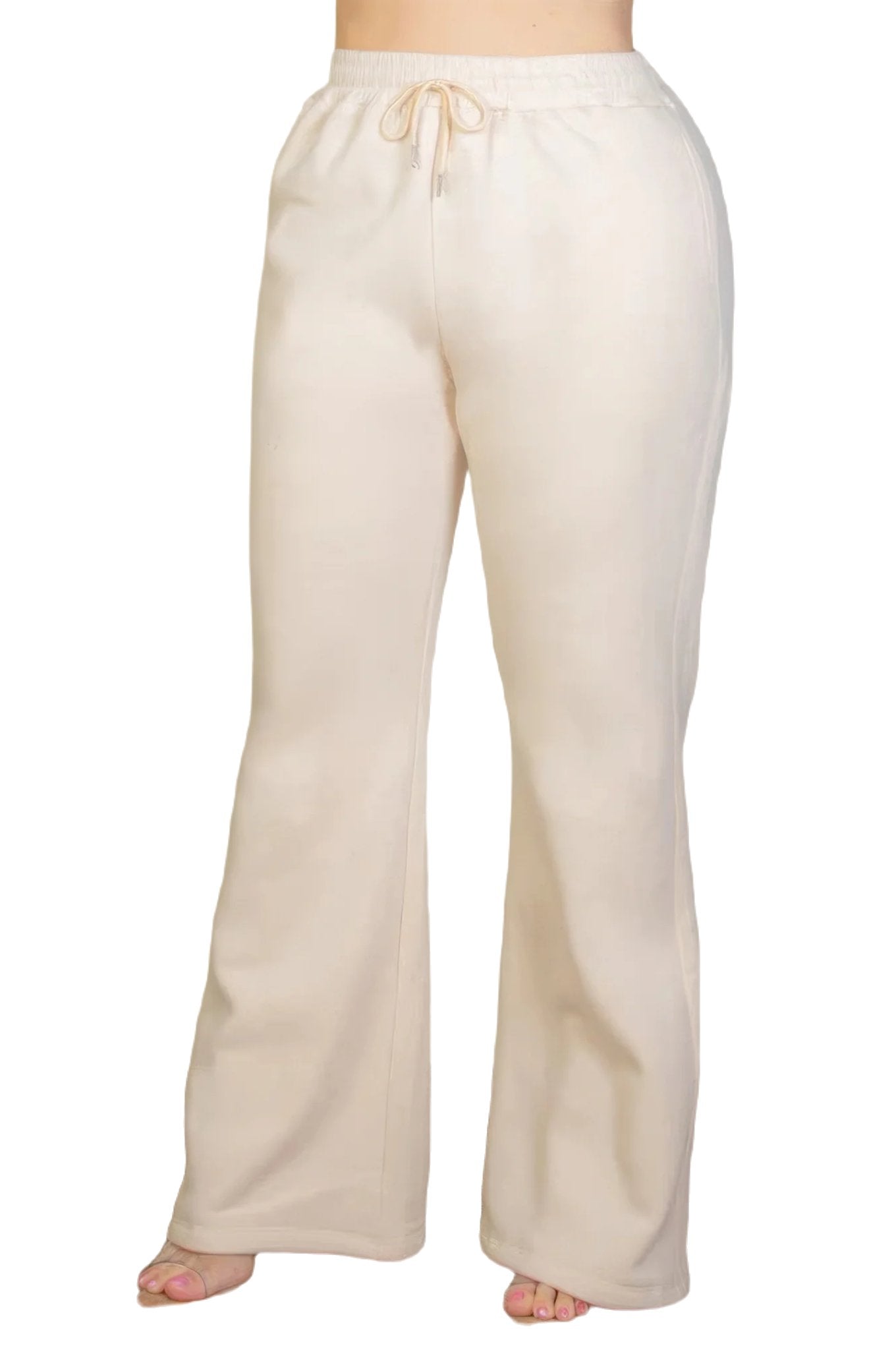 Plus Size Drawstring Waist Slant Pocket Sweatpants - PureLove Designs LLC