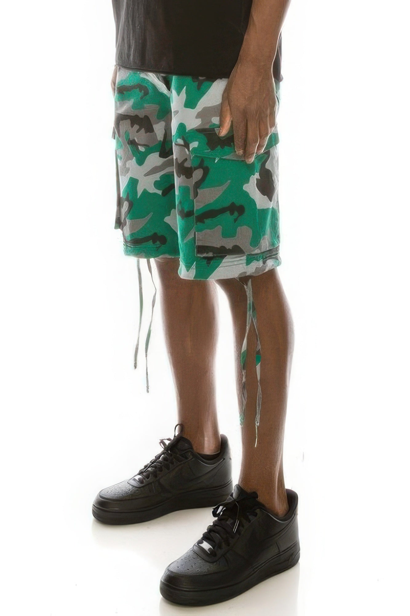 Men's Camo Belted Cargo Shorts - PureLove Designs LLC
