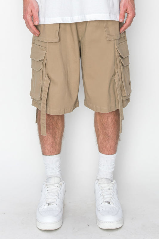 Twill Tuility Jogger Shorts - PureLove Designs LLC