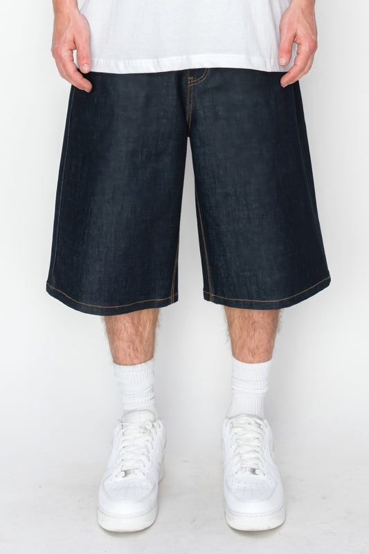 Baggy Fit Raw Denim Shorts - PureLove Designs LLC