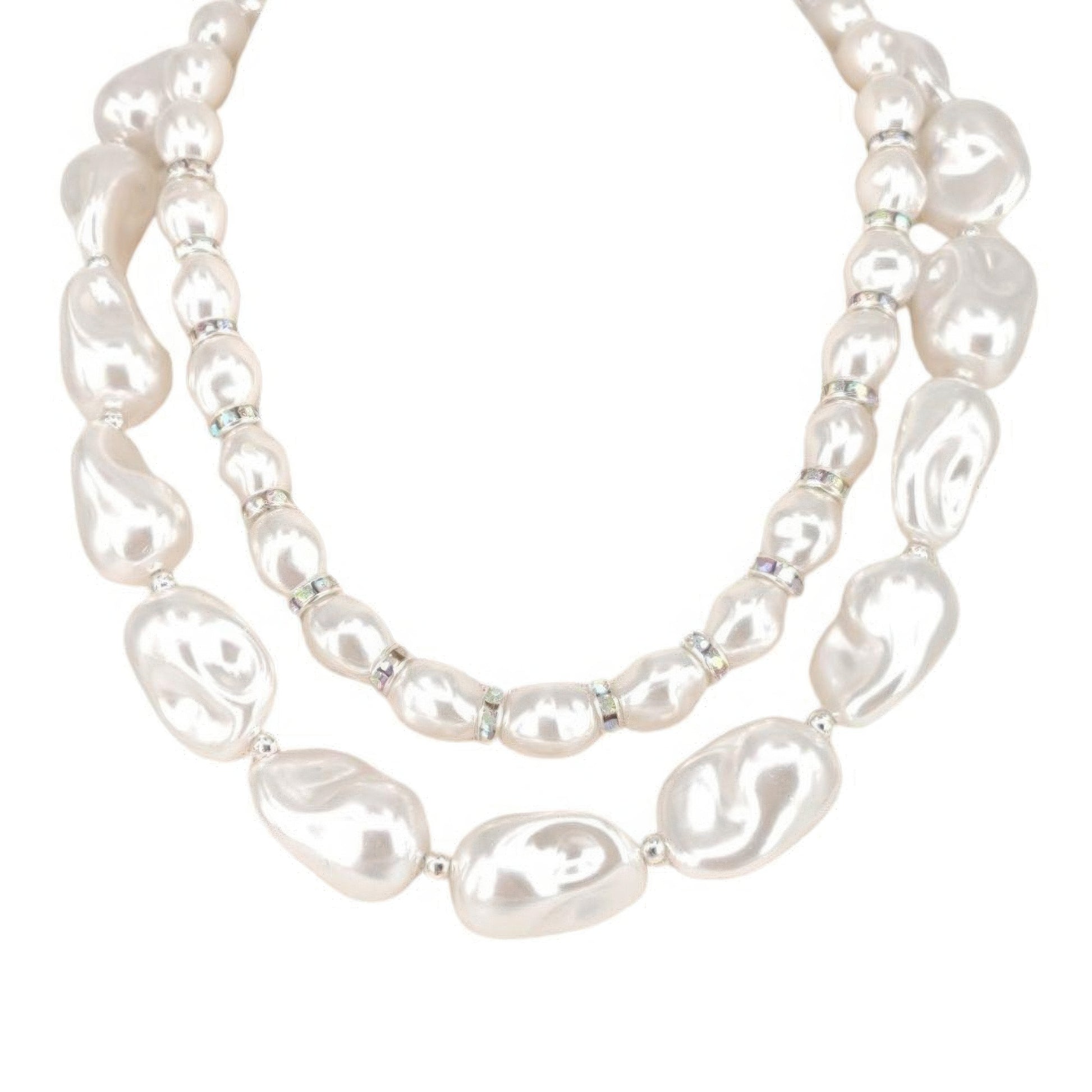 2 layered pearl necklace - PureLove Designs LLC