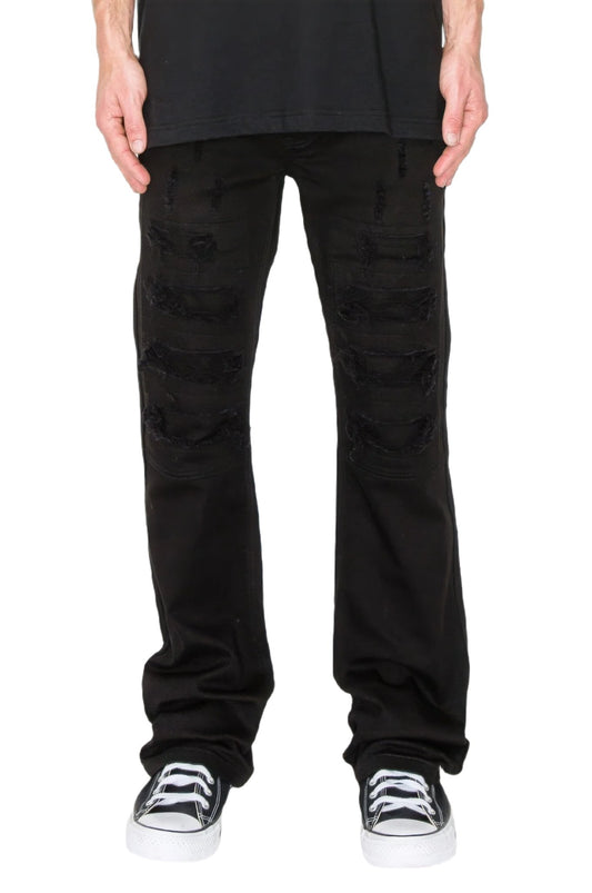 Bootcut Rip & Repair Colored Jeans - PureLove Designs LLC
