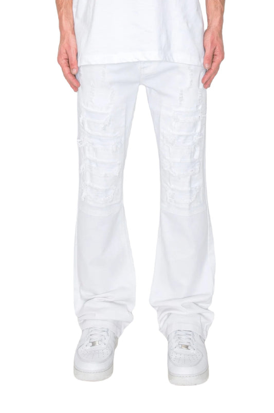 Bootcut Rip & Repair Colored Jeans - PureLove Designs LLC