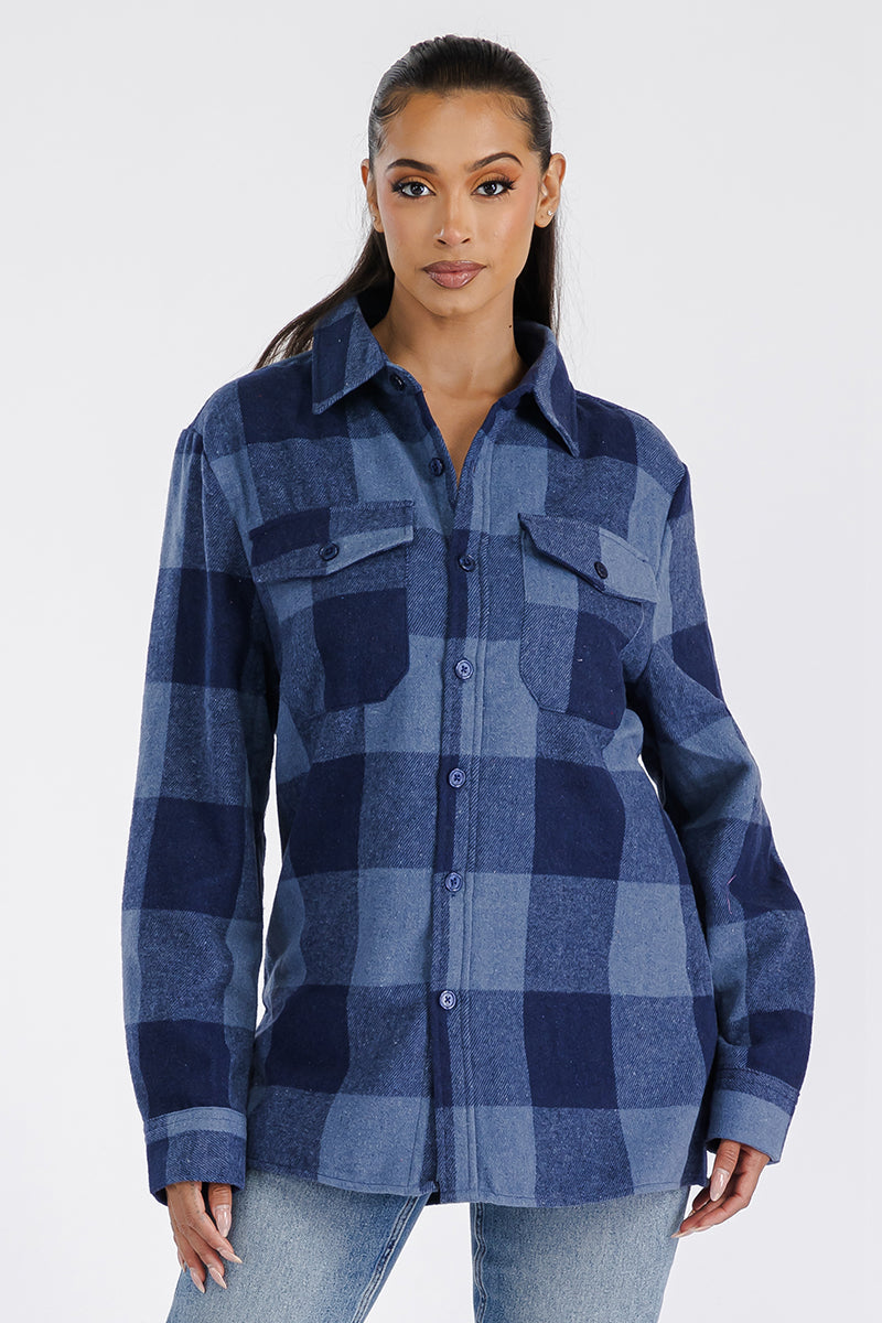Boyfriend Oversized Soft Flannel Shacket - PureLove Designs LLC