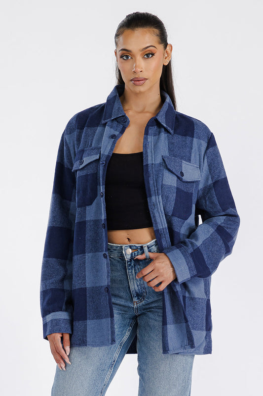 Boyfriend Oversized Soft Flannel Shacket - PureLove Designs LLC