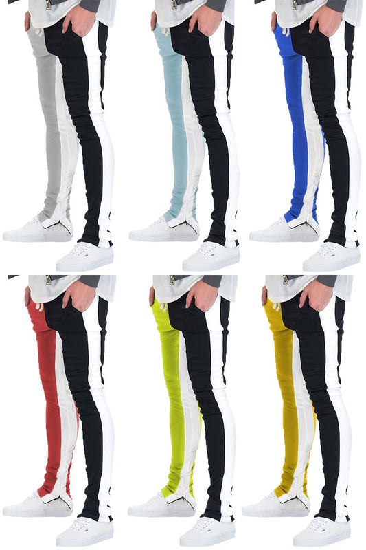 Split Tone Track Pants - PureLove Designs LLC