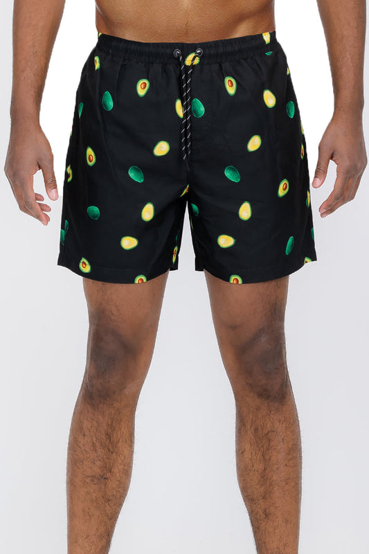 Avocado Print Swim Shorts - PureLove Designs LLC