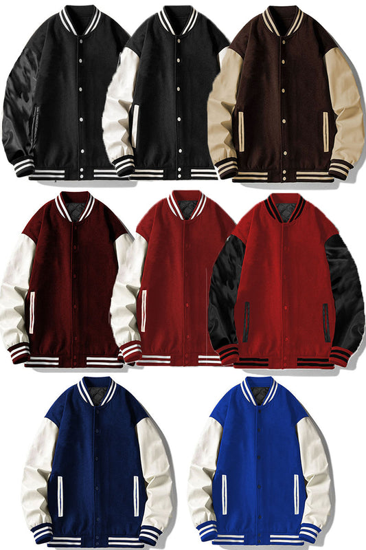 Melton Letterman Jacket - PureLove Designs LLC