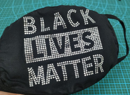 Black Lives Matter Bling Mask - PureLove Designs LLC