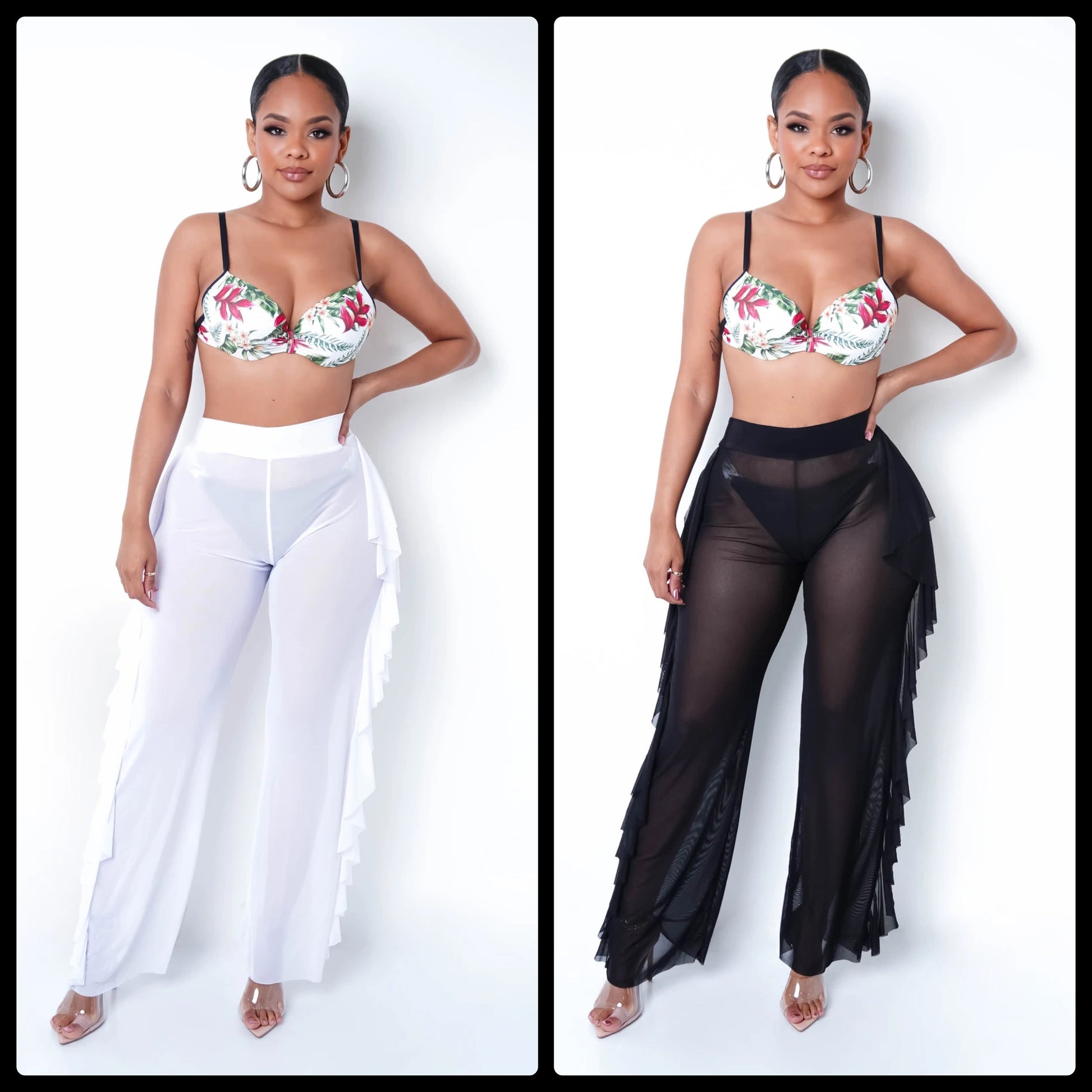 Sheer Swimsuit coverup / Sheer Pants / Sexy Pants - PureLove Designs LLC